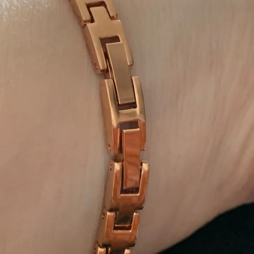 BCBGeneration Rosetone Adjustable Bangle Watch